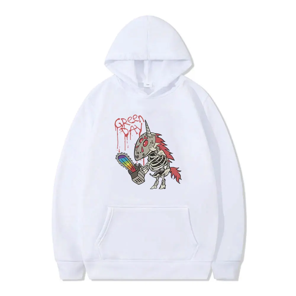 Punk Band Green Day Father of All Cartoon Style Graphic Hoodie Men Women Rock Oversized Streetwear Men's Vintage Casual Hoodies
