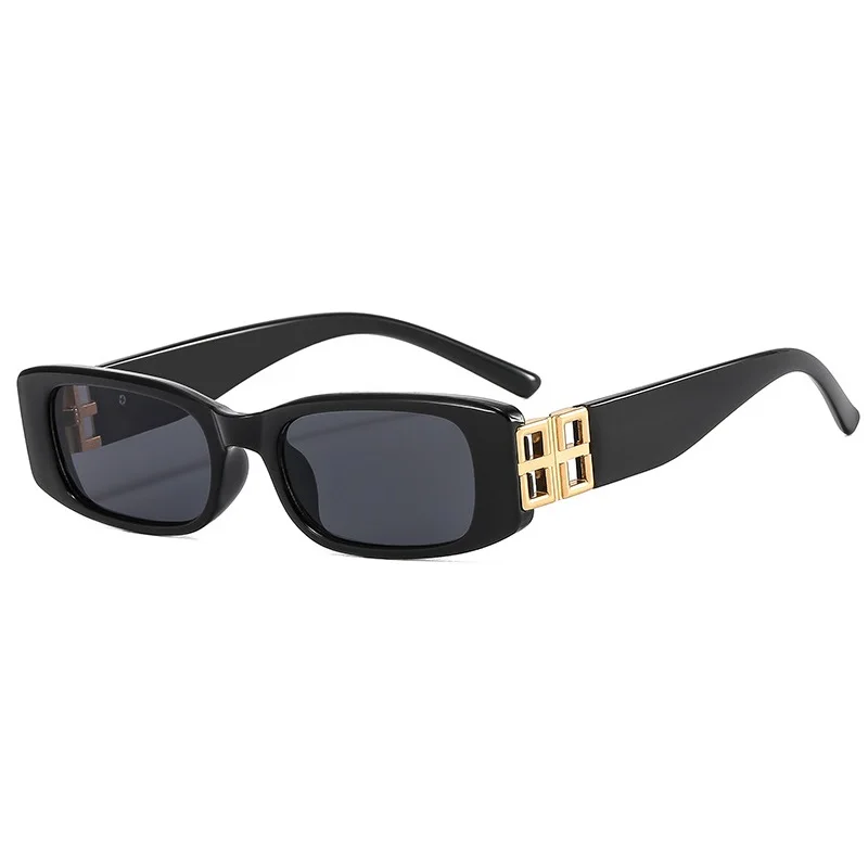 

Fashion Gold Glamour Women Sunglasses Trend Luxury Brand Mens Glasses Square Unisex Classic Eyewear UV400