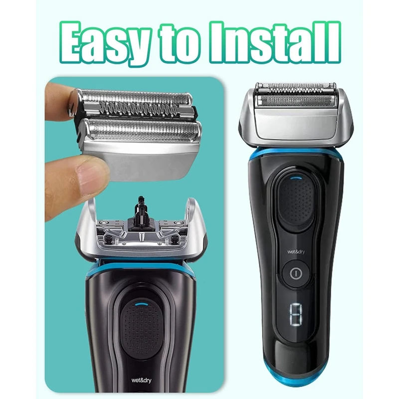 رأس ماكينة حلاقة 2 عبوة 83 متر رأس بديل لسلسلة 8 S8 شفرات كهربائية بديلة موديل 8370Cc,8340S,8350S,8467