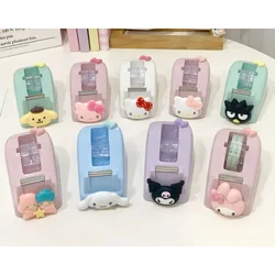 Hello Kitty Kuromi Sanrio Cinnamoroll Anime Kawaii Mini Tape Cutter Cute Cartoon Students Handmade Tools Non-slip Tape Dispenser