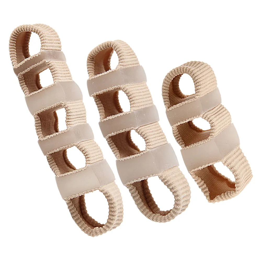 

3pcs Spacers For Bunions Correction Gel Toe Separators Big Toe Straightener Soft Foot Alignment Tool For Overlapping Toes Women