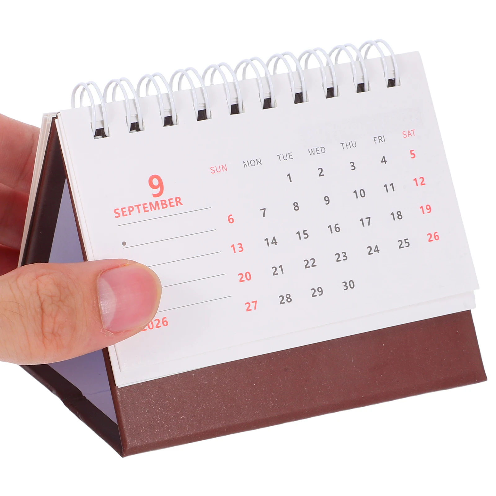 2026 Desk Foldable Mini Standing Thick Paper Small Desktop for Office Home Decorative Calendar Planner 2026 Year Monthly Table