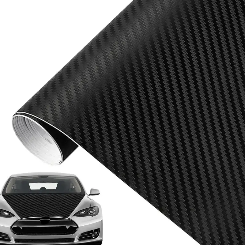 

Car Stickers Carbon Fiber Vinyl Wrap Film 127x30cm 3D Gloss Carbon Fiber Film Waterproof Sticker For Car Accessories Car Decals