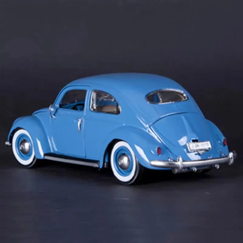 In Stock Bburago 1:18 1955 Volkswagen Kafer-Beetle Alloy Miniature Diecast Model Volkswagen Beetle Vehicle Toys Christmas Gift