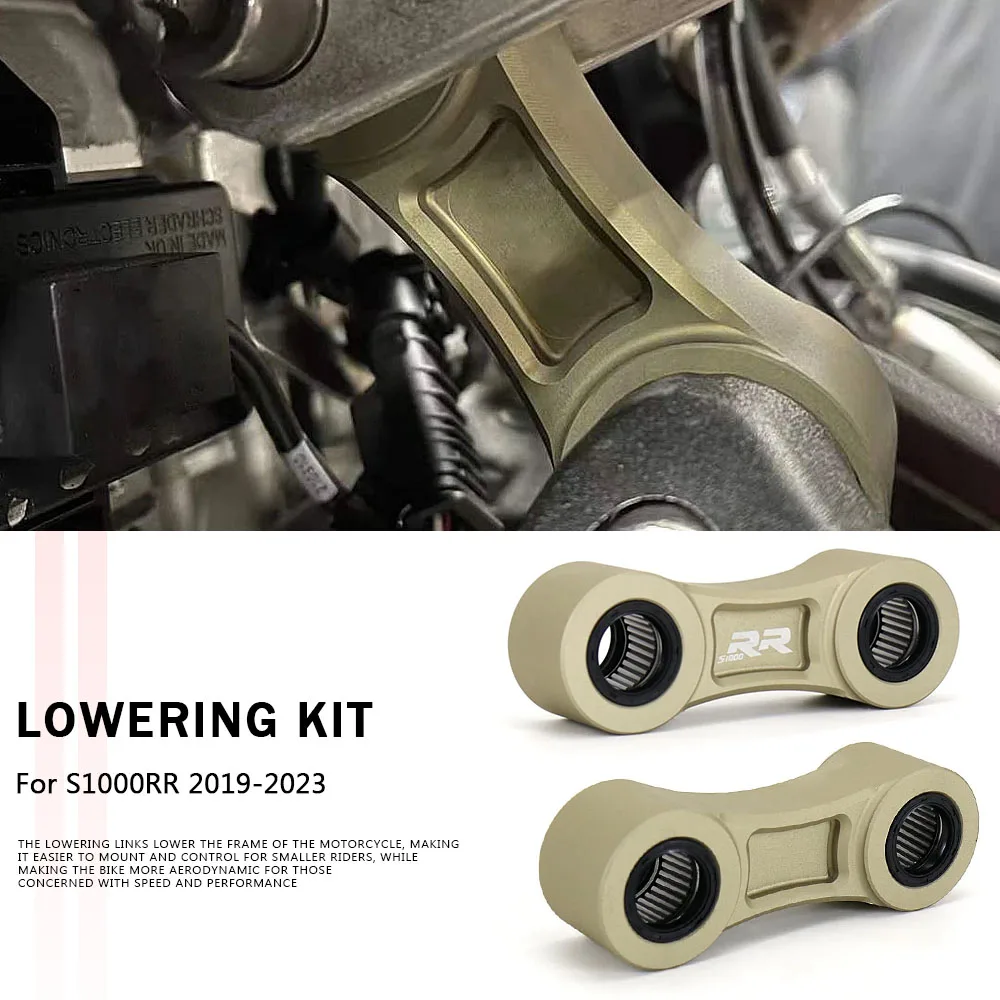 

Lowering Links Kit For BMW S1000RR S 1000 RR S1000 RR 2019-2023 K67 Dog Bone Body Lowered Lowering Seat Link Kit Accessories
