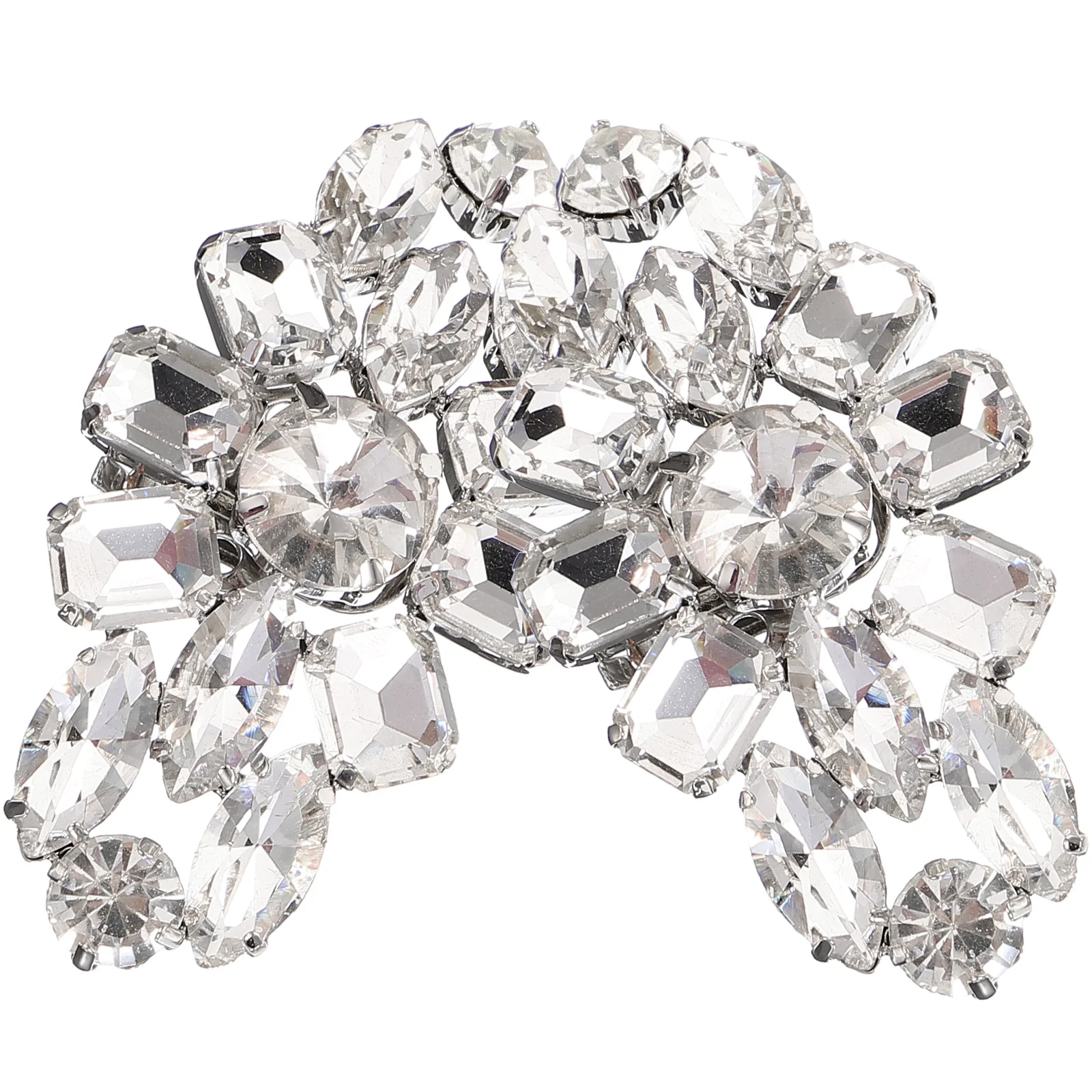 

Rhinestone Buckles White Detachable Crystal Decorations High Heels S Wedding Shoes Bridal Accessories Shoe Clips Women Gifts