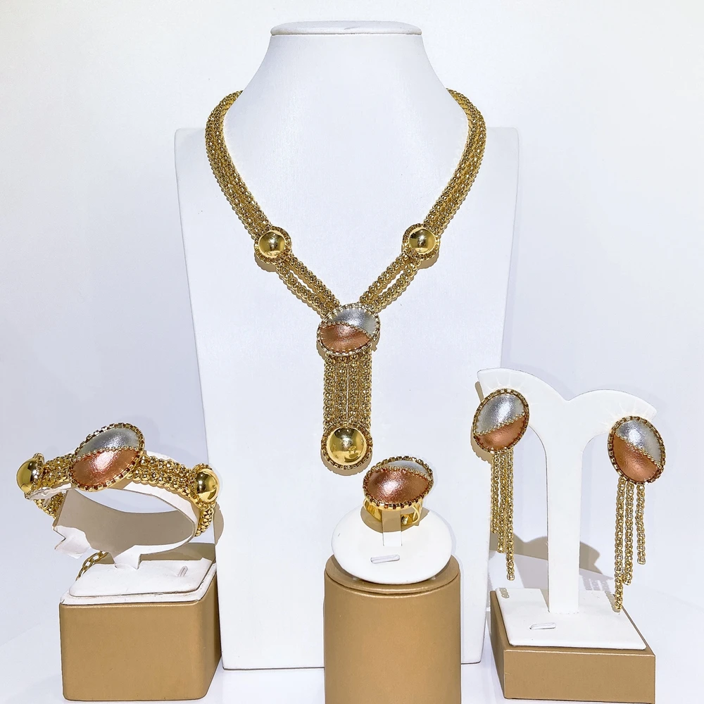 juego-de-joyeria-nupcial-de-lujo-chapado-en-oro-de-24k-de-dubai-collar-pendientes-pulsera-y-anillo-con-borlas-de-cuentas-ovaladas-tricolor-italianas-para-boda-y-fiesta