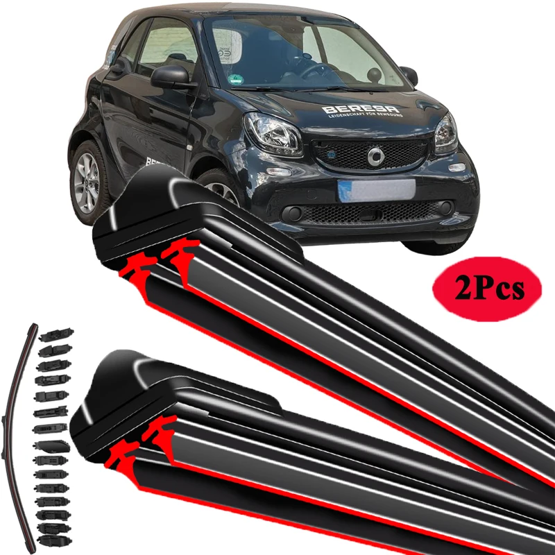 

For Smart Fortwo 450 451 453 EQ Car Windshield Wiper Blade Front Windscreen Washer Accessories Window Cleaning Replacement Parts