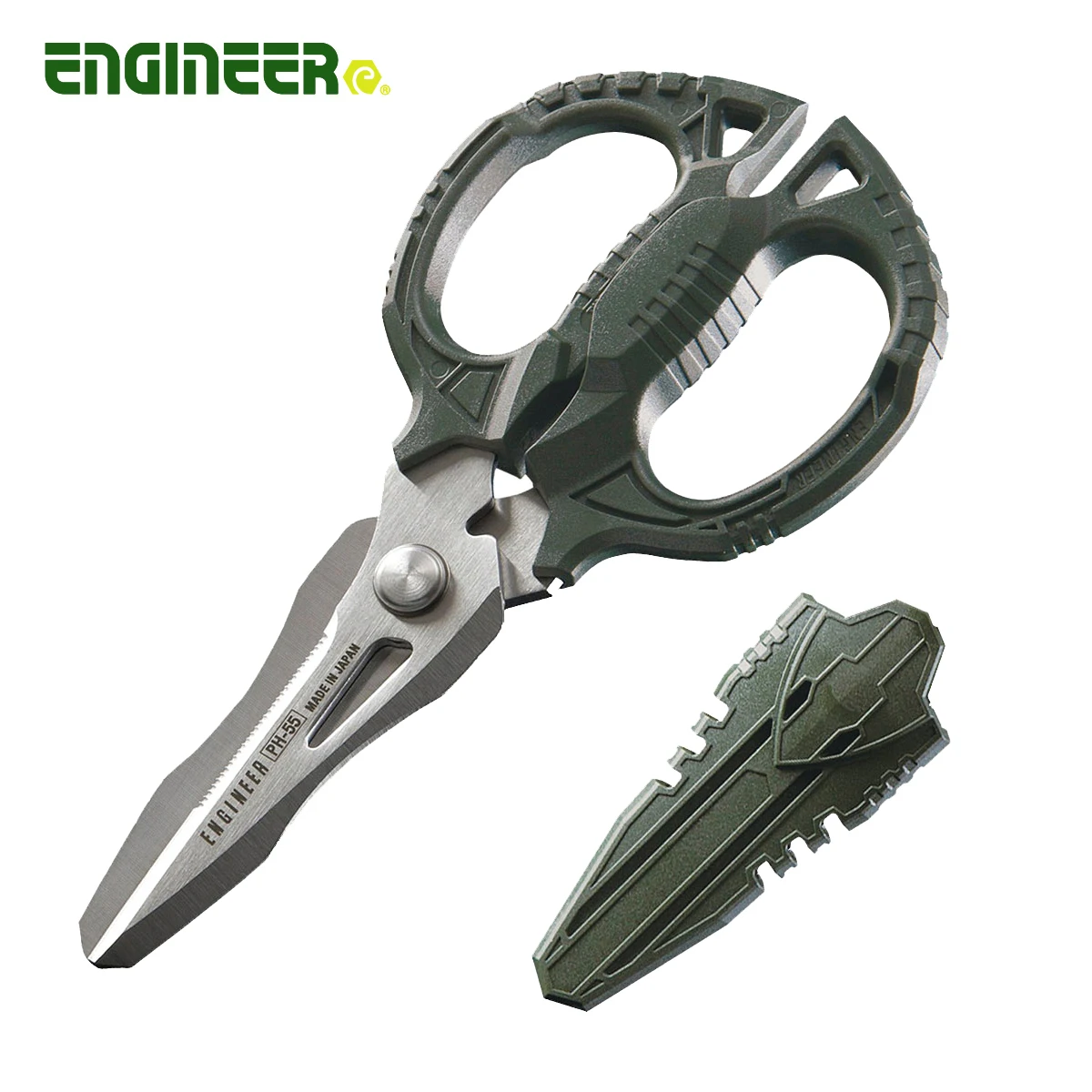 

Japanese Engineer Engineer PH-55/56/57 Toothed Anti-skid Scissors Powerful Universal Iron Wrist Electrician Scissors