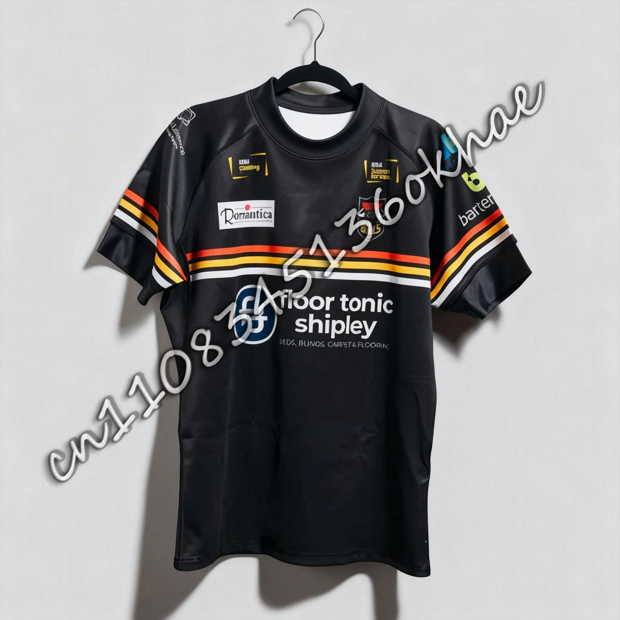 

Мужская реплика домашней футболки для регби 2026 Bradford Bulls, быстросохнущая тренировочная футболка, спортивная футболка для детей, весенняя спортивная одежда