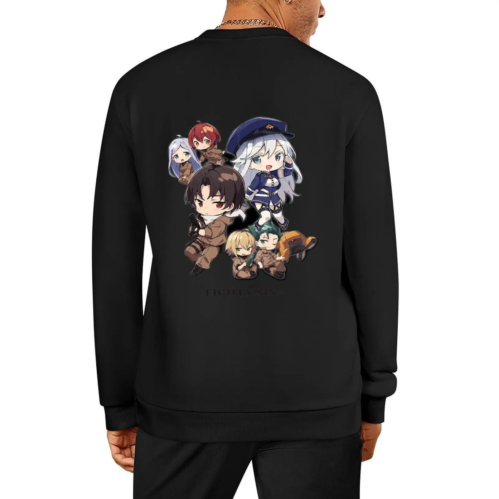 

86 Eighty Six Pullover korean style clothes men's clothes anime clothing men's winter sweater new sweatshirt