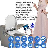 WETIPS Auto Open AI Toilette Japonaises Intelligent WC Digital Bidet Toilette Japonais Ouverture Automatique Flip Toilet Seat