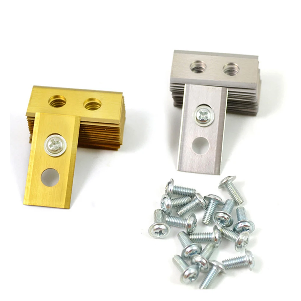 Cuchillas de cortacésped con arandelas y tornillo, cuchillas de repuesto de Metal, juego de cuchillas de cortacésped de acero inoxidable para Robot Mammotion Luba, 36 Uds.