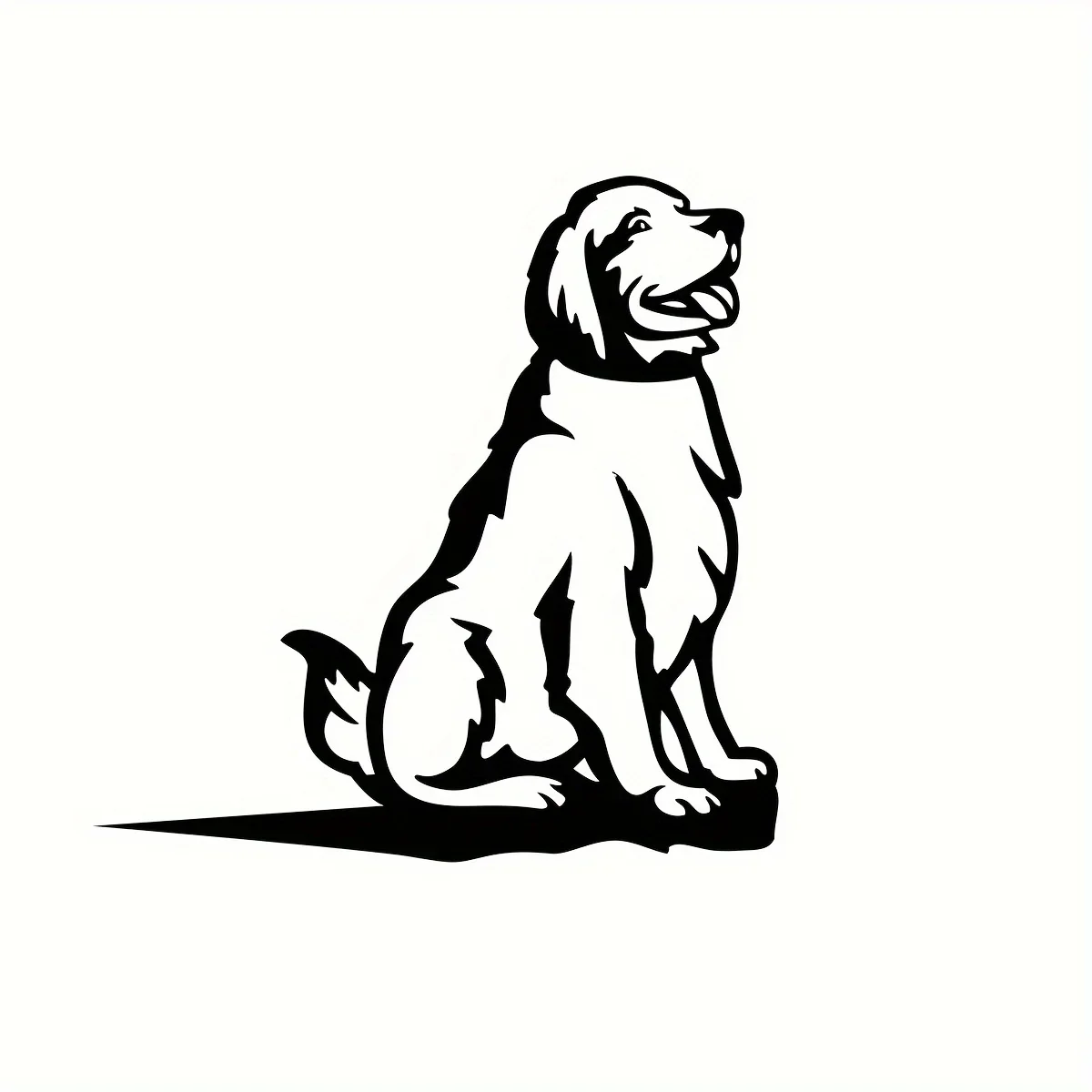 HelloYoung Golden Retriever Silhouette Metal Puppy Dog Sign recorte, para el hogar y el jardín decoración rústica, regalo de inauguración de la casa para amantes de los perros