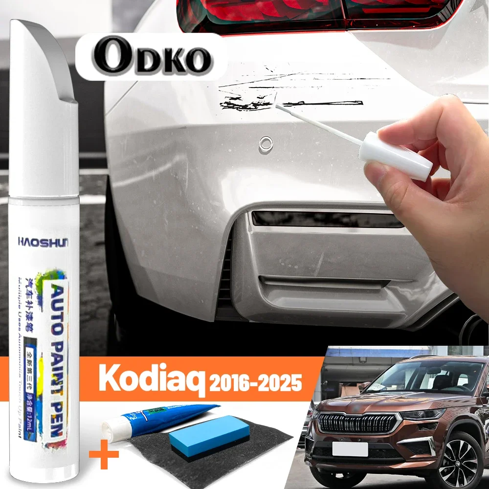 Car Paint Pen Paint Care Scratch Repair Wax Painting Scratch Remover For Skoda Kodiaq 2016-2025 2017 2018 2019 2020 2021 2022