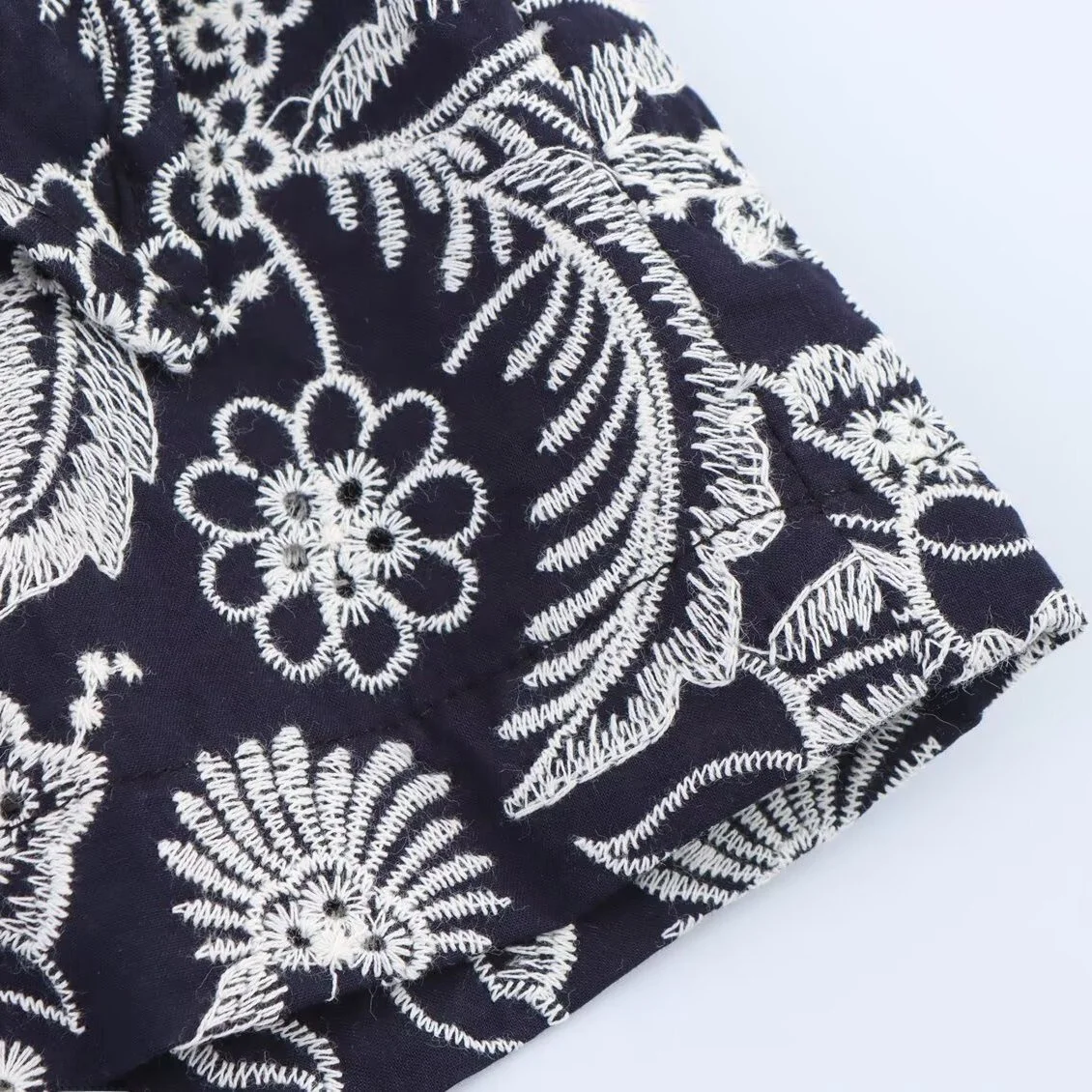 กางเกงกระโปรงปักลายดอกไม้สำหรับผู้หญิง JNLEAOG รุ่นใหม่ประจำฤดูใบไม้ร่วง ดีไซน์เรียบง่าย สไตล์ลำลอง ทรงขาตรง