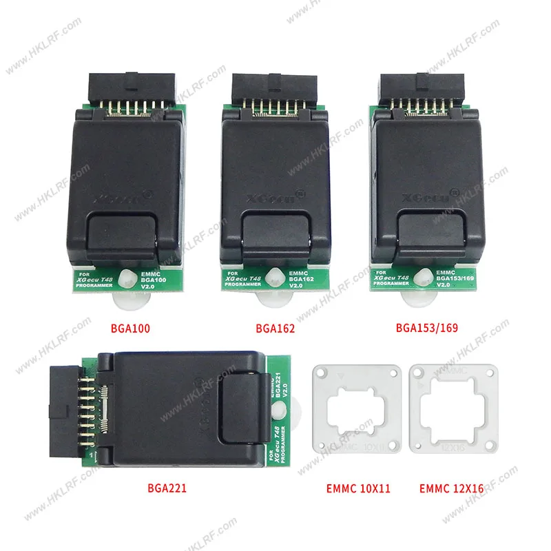 Адаптер 5in1-EMMC BGA100 BGA162 BGA153 BGA169 BGA221 для программатора XGecu T48 Адаптер 5in1-EMMC BGA100 BGA162 BGA153 BGA169 BGA221 для программатора XGecu T48