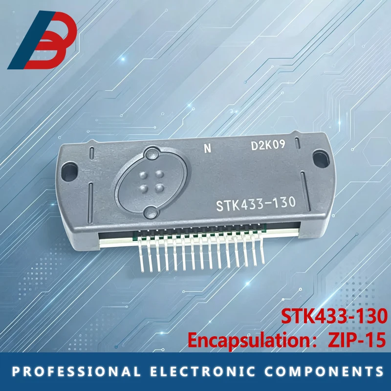 1PCS/LOT STK433-130 ZIP-15 Audio Module IC Power Amplifier Module IC