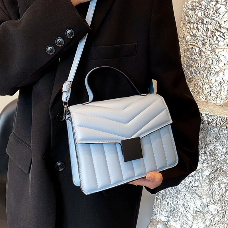 Bolso de hombro de diseñador de lujo para mujer, bandolera informal de gran capacidad, a la moda, novedad de 2024