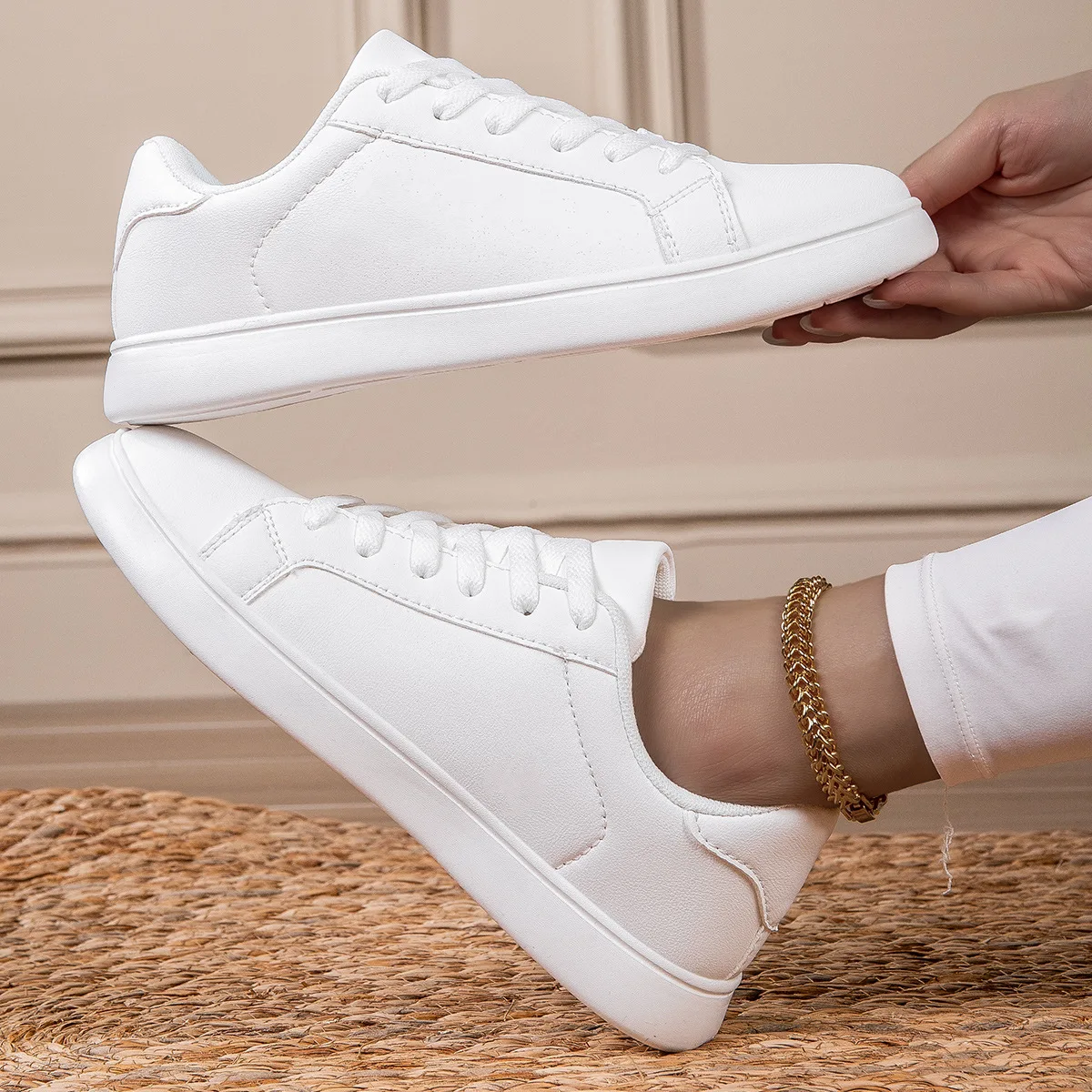 

Board shoes new couple style breathable Korean version versatile shoes casual sports shoes couple thick height increase