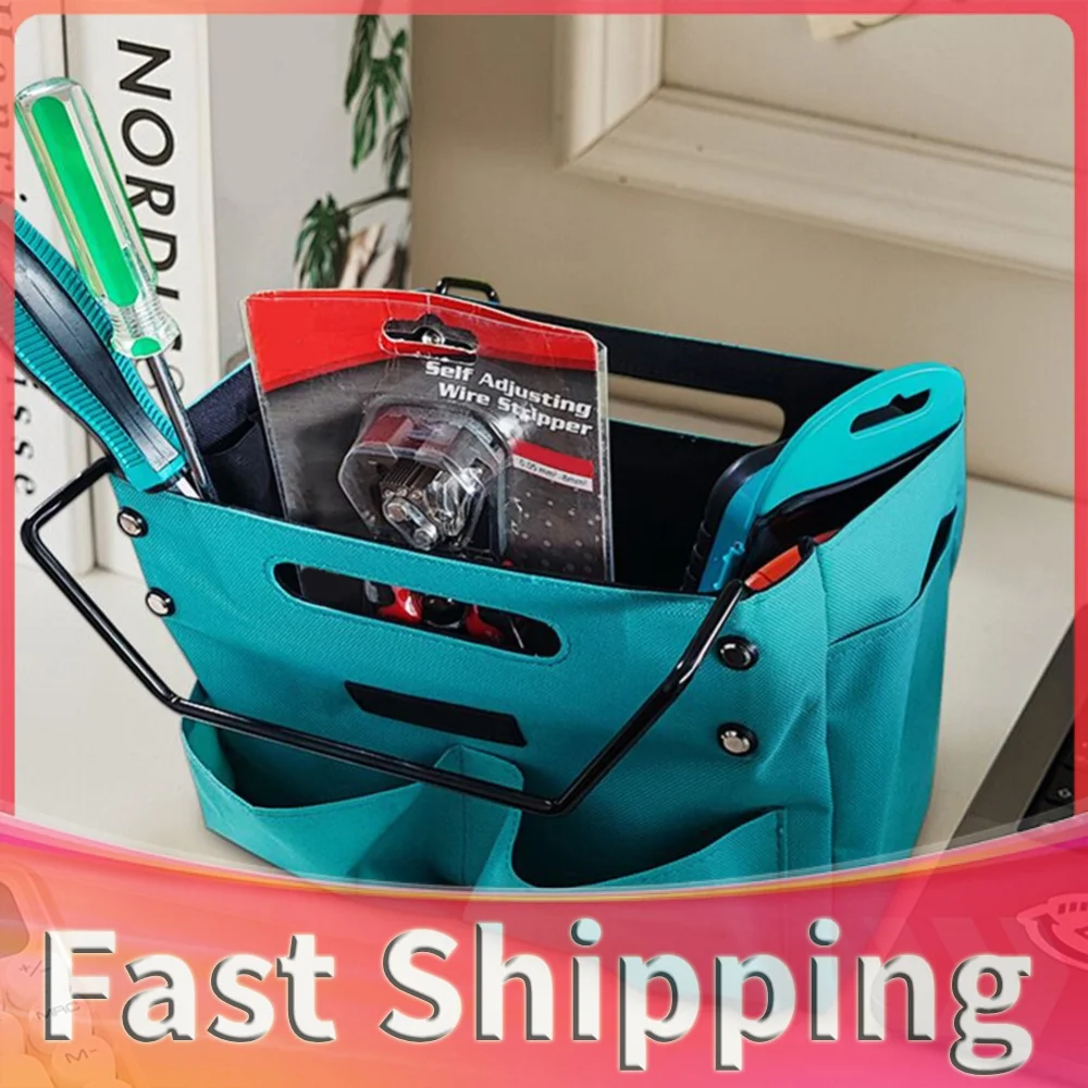 Telescoping Ladder Tool Bag Tool Hanging Bag Waterproof Oxford Cloth Folding Herringbone Ladder Tool Storage Bag Electrician Bag