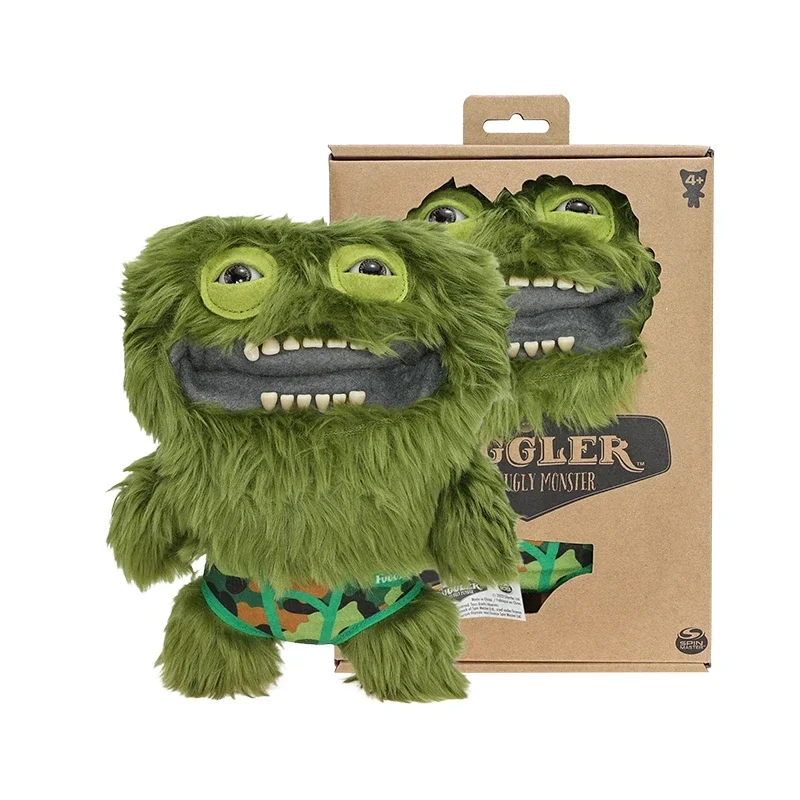 Original Fuggler Peluche jouet laid dent monstre large yeux bizarre annoté Alien amour suspeccieux renard Peluche Fuggler Peluche poupée