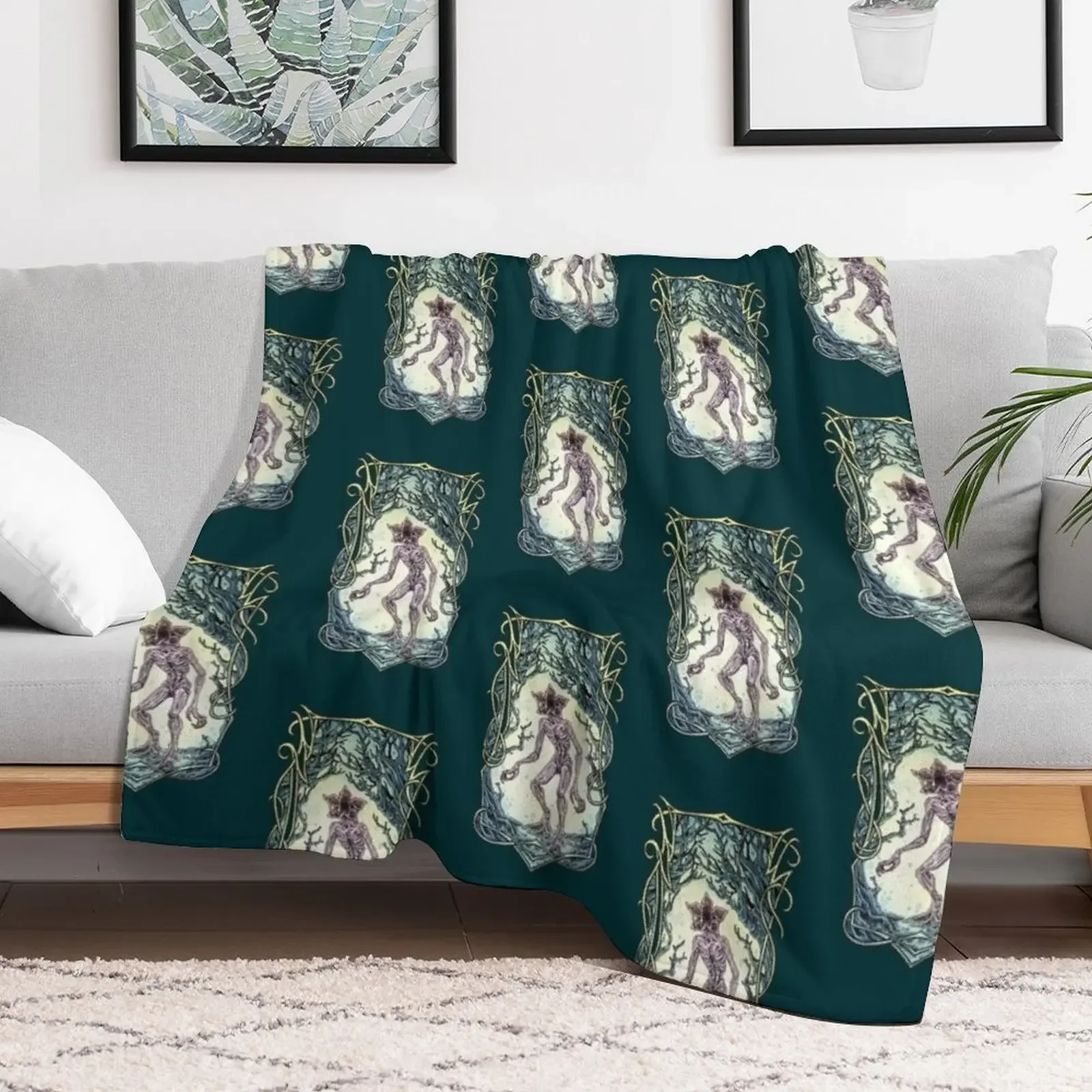 Demogorgon Throw Blanket Summer Bed Fashionable for sofa christmas gifts Blankets