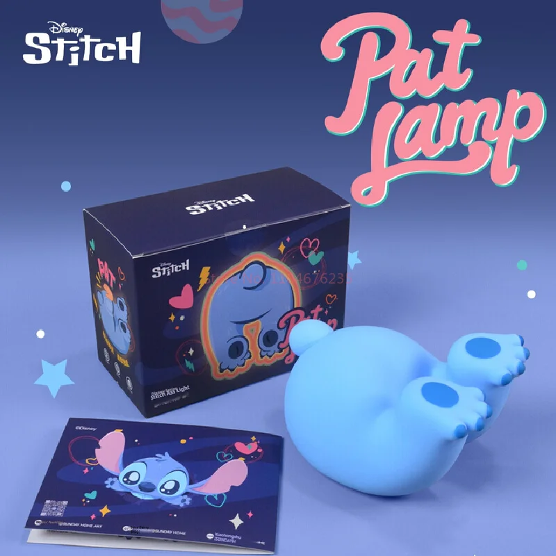 

Anime Disney Stitch Pat Lamp Room Decor Toys Magnetic Luminous Toys Night Kawaii Stitch Atmosphere Lamp Ornaments Birthday Gifts