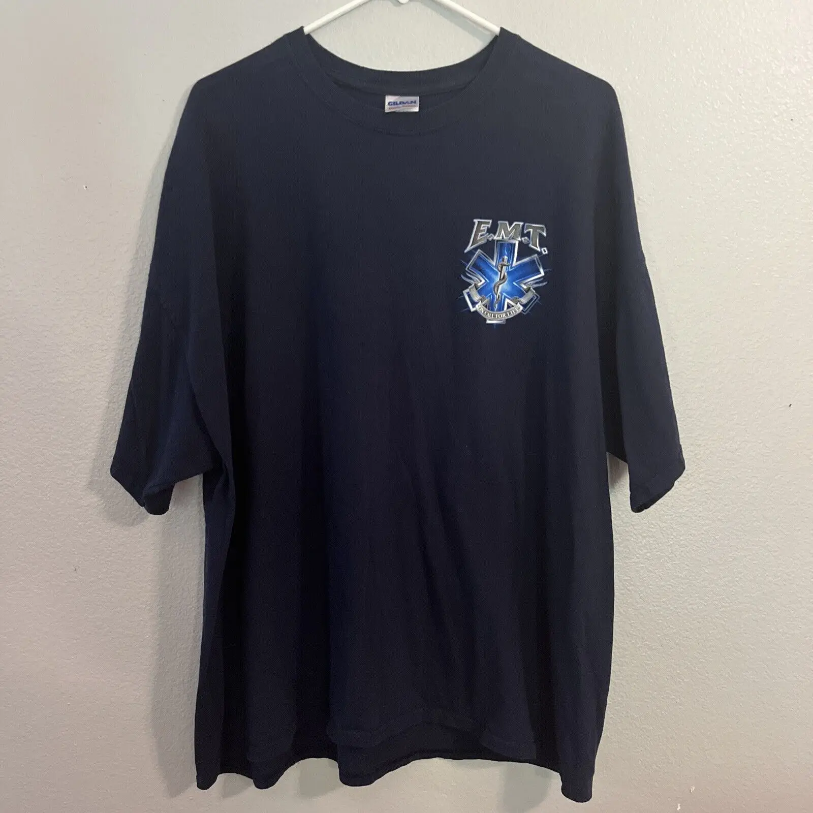 

Emergency Medical Technician EMT Graphic T Shirt Short Sleeve Casual 100% Cotton Shirts