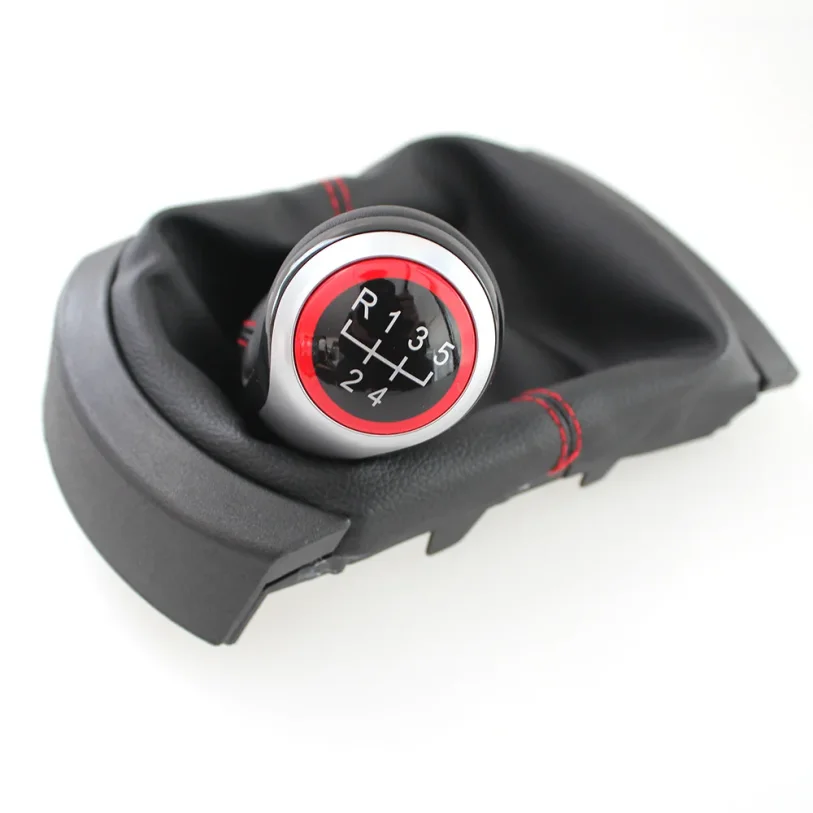 5 / 6 سرعة والعتاد التحول المقبض مع الجراب واقي أحذية بلاستيك لمقعد إيبيزا 2002 2003 2004 2005 2006 2007 2008 2009 2010 والعتاد عصا المقبض