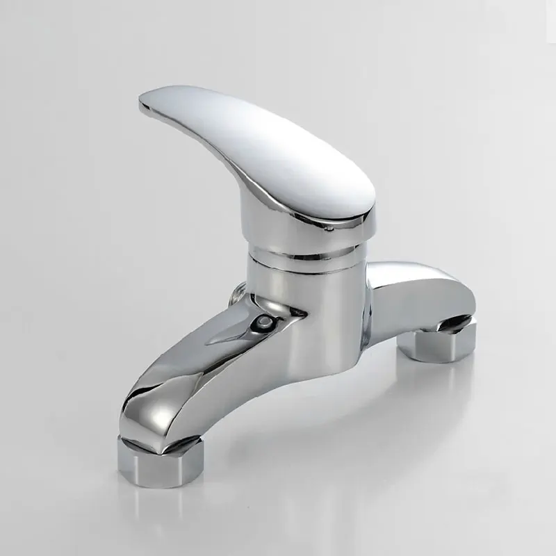 

Stainless Steel Wall Mounted Shower Faucet Shower Mixer Manual Control Plumbing Valve Switch Bathroom Tap for Cold and Hot Water