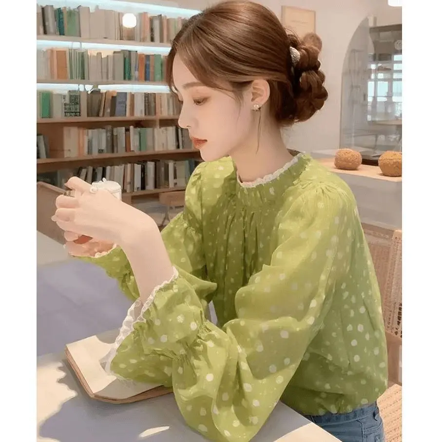 Langarmshirts für Damen, Baumwolle, Blumenmuster, schmale Passform, minimalistisch, feminin, elegant, bequem, romantisch, tägliches Büro-Outfit