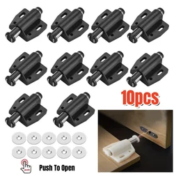 10Pcs Strong Magnetic Pressure Push To Open Touch Latch Cabinet Doors Rebound Single Touch Magnet For Home Hardware Accessories