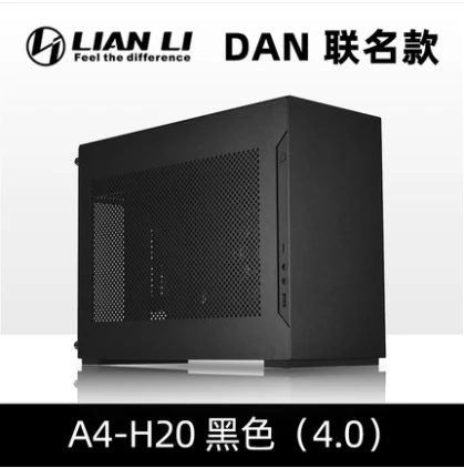 Lian-Li A4-H2O 미니 ITX 컴퓨터 케이스, PCIe 4.0, PCIe 4.0 미니 ITX 케이스, DAN 케이스, 공동 브랜드 지원, 240 CPU AIO 냉각