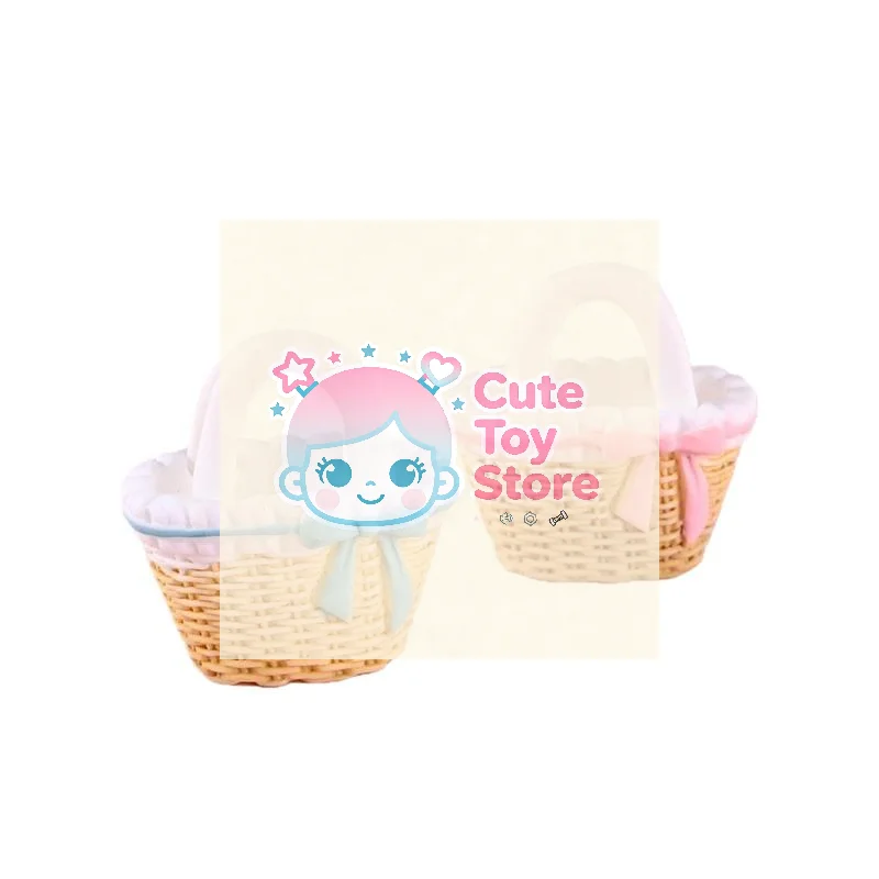 

2/3PCS Cute Dollhouse Miniatures Rattan Bamboo Flower Basket Models Doll House Accessories Decor Kids Play Toys DIY Gift