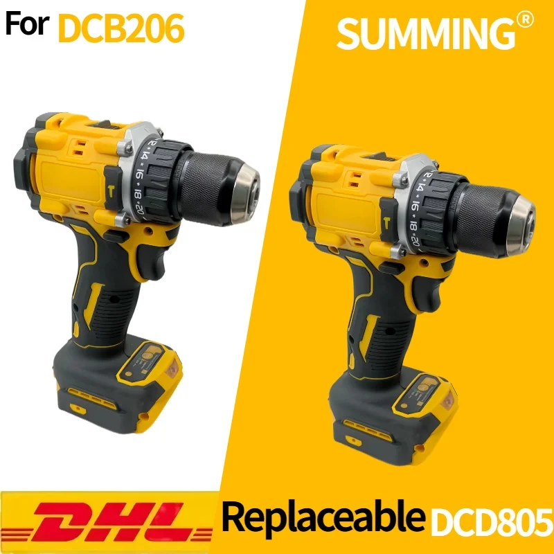

Lithium Battery 20V RechargeableBrushless Compact ElectricScrewdriver replaceable Hand Drill Impact Drill DCD805 for DCB206