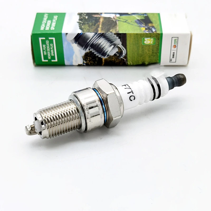 F7TC Spark Plug 168F170  Engine Spark Plug for Universal 2-Stroke Chainsaw Lawn Mower Replacement
