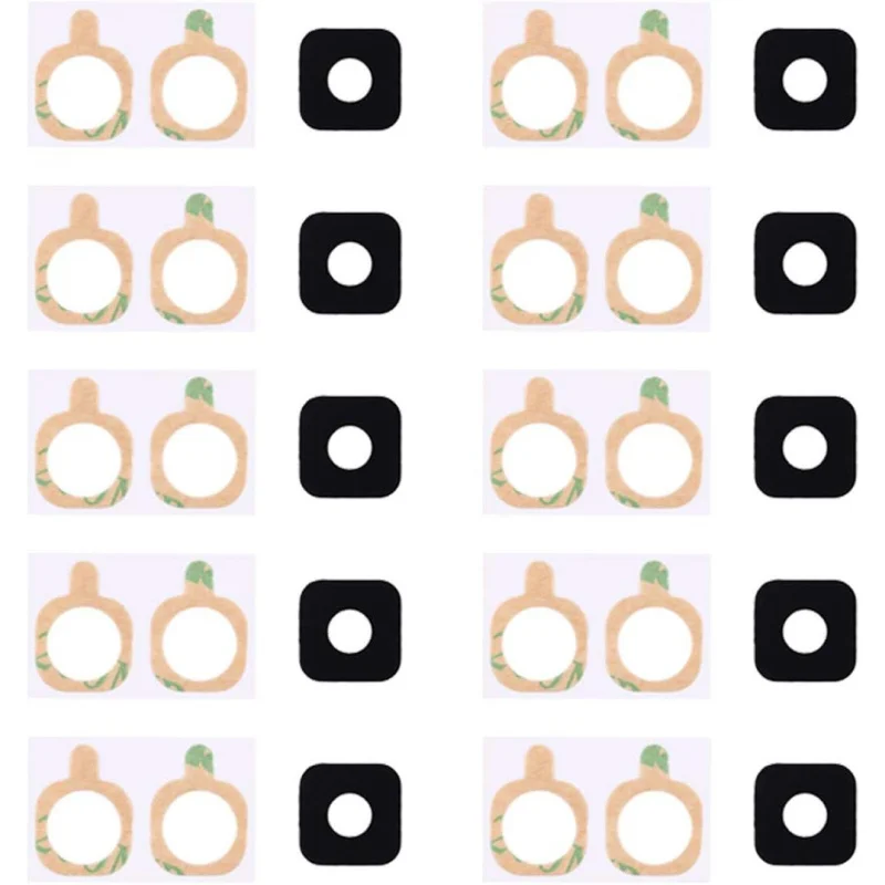 

Repair Replacement Parts 10 PCS Back Camera Lens Cover with Sticker for Galaxy S6 Active / G890 Parts