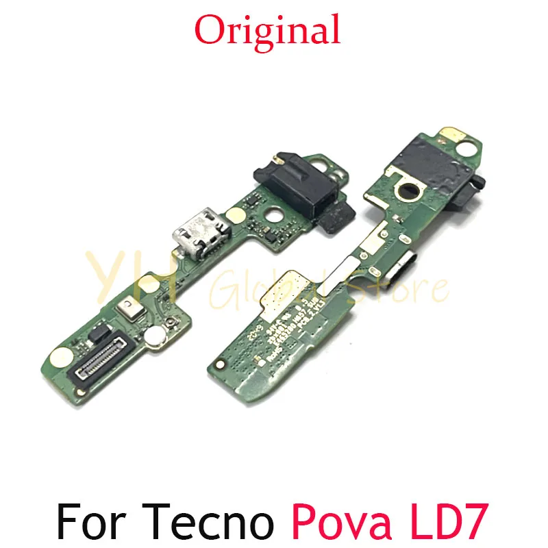 Org For Tecno Pova 2 3 5 Neo Pro LD7 LE6 LE7 LF7 LF7n LH7n LH8n LG6n USB Charging Board Dock Port Flex Cable Repair Parts