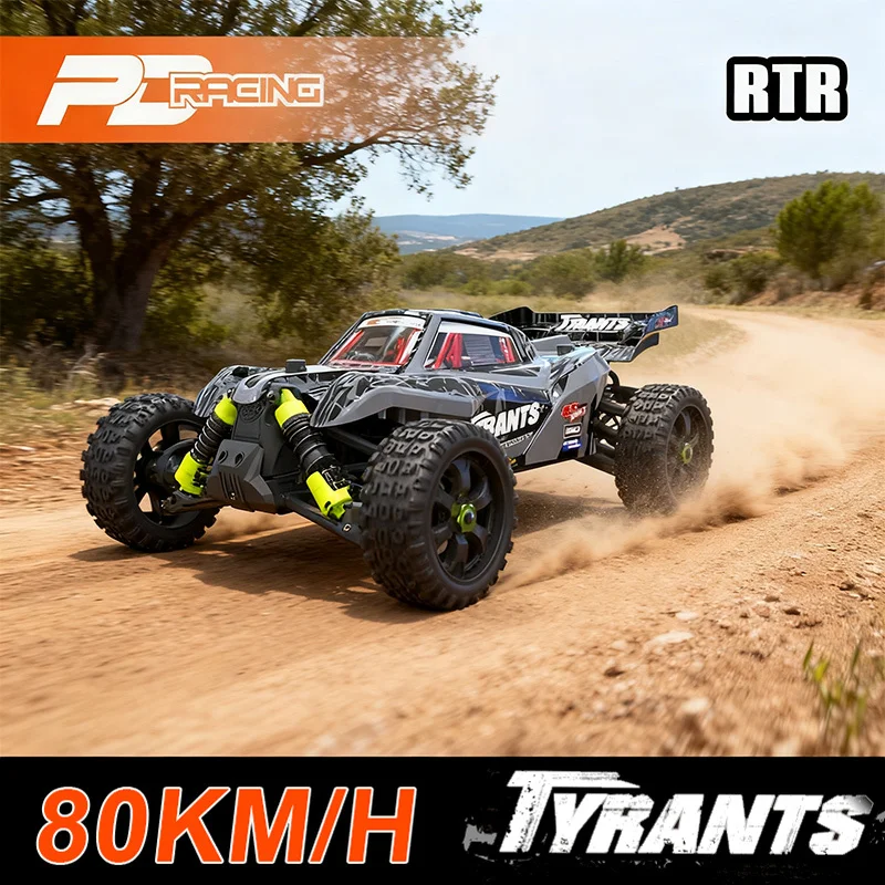 PDRACING JYRANTS 1:8 Tyrant T8 Remote Control Electric Four-Wheel Drive Brushless Off-Road Vehicle Field Truck With Gyroscope