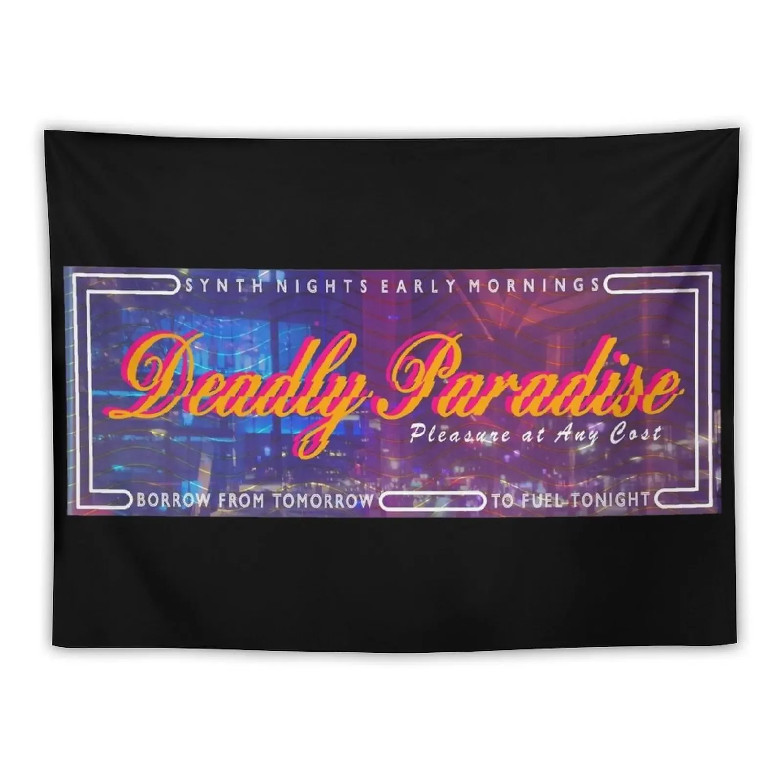 

Deadly Paradise Tapestry Aesthetics For Room Art Mural Outdoor Decoration Decoration For Bedroom Tapestry