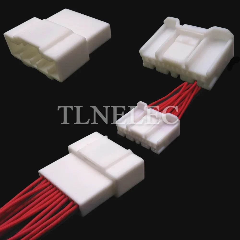 

18 Pin Way Auto Composite Socket with Wires Car Male Female Wiring Cable Unsealed Connectors 6098-5641 6098-5631