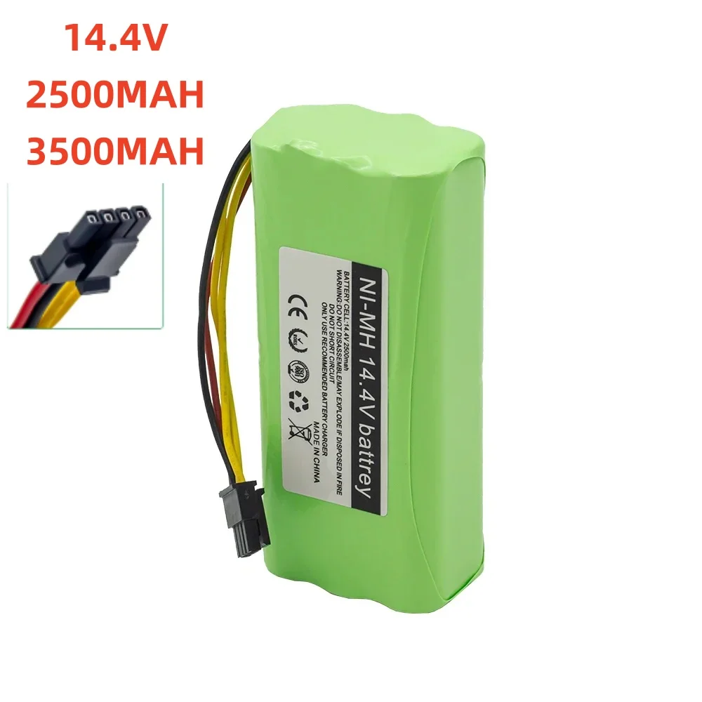 . Ni-MH AA 14.4V 2.5AH Rechargeable battery Pack for Ecovacs Deebot Deepoo X600 ZN605 ZN606 ZN609 Midea Redmond Vacuum Cleaner