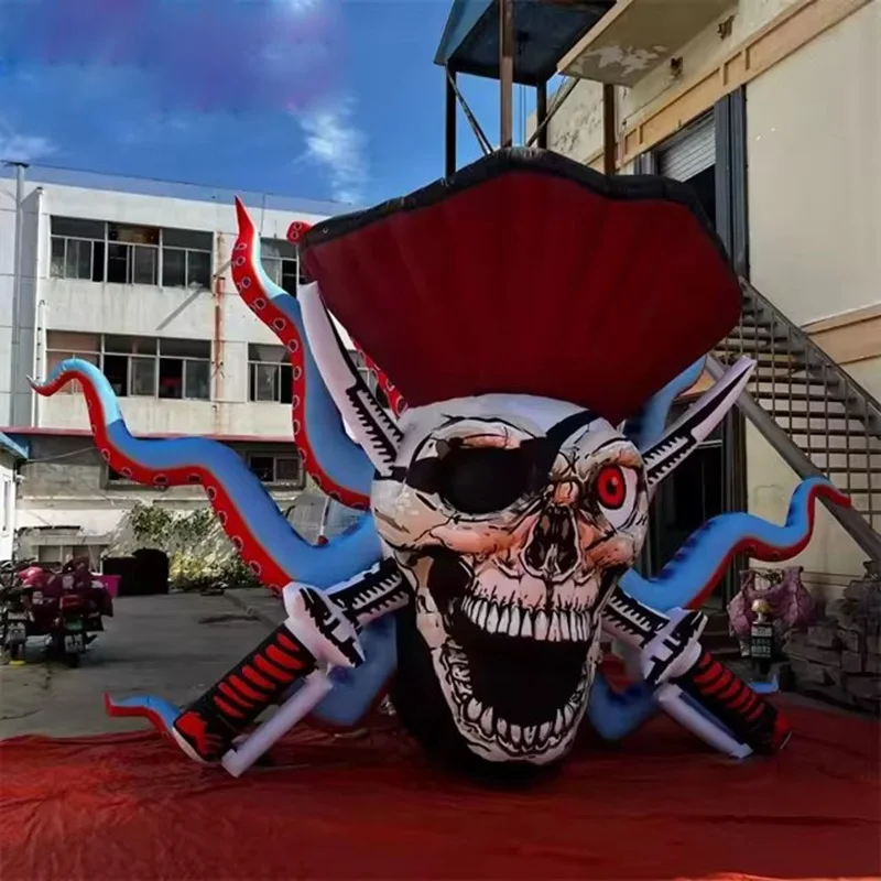 

Halloween decorations Inflatable monsters Custom inflatable pirate skeletons for outdoor