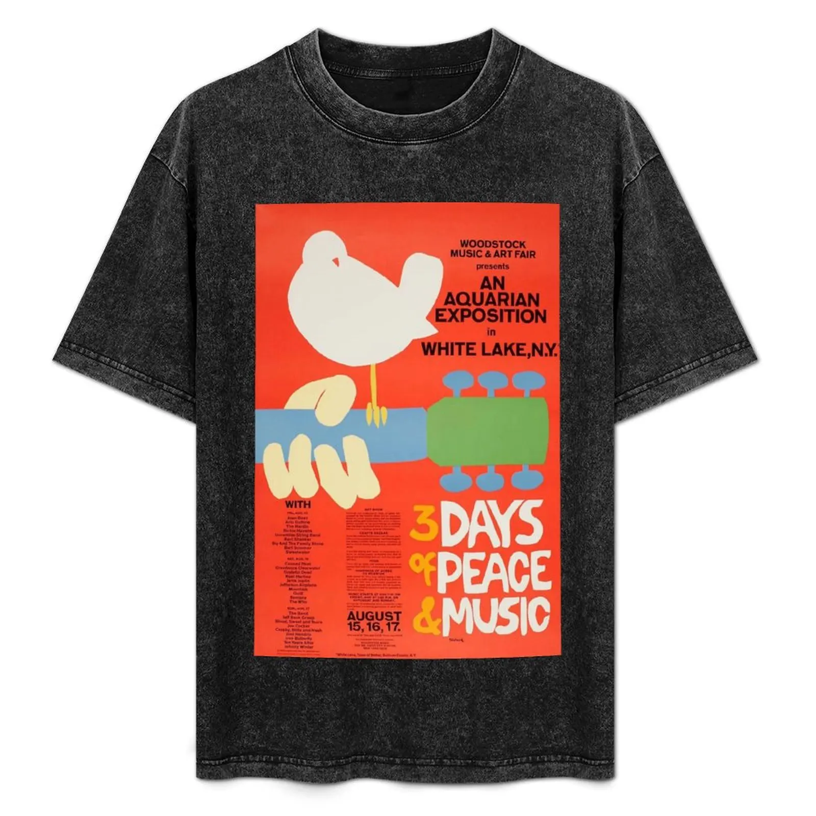 

Woodstock 1969 T-Shirt shirts graphic tees Funny t-shirt sports fans black t-shirts for men