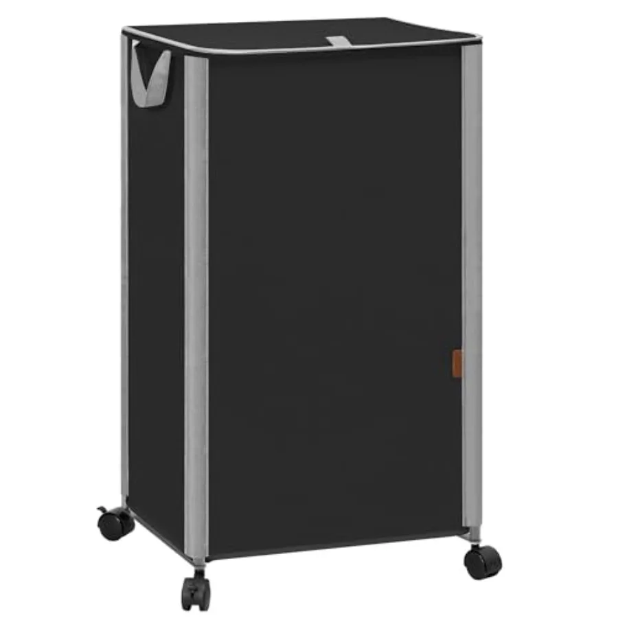 

Rolling Laundry Hamper with Lid 23.7 Gal 90 L Large Tall Laundry Basket with Wheels and Handles Aesthetic Dirty Clothes Hamper