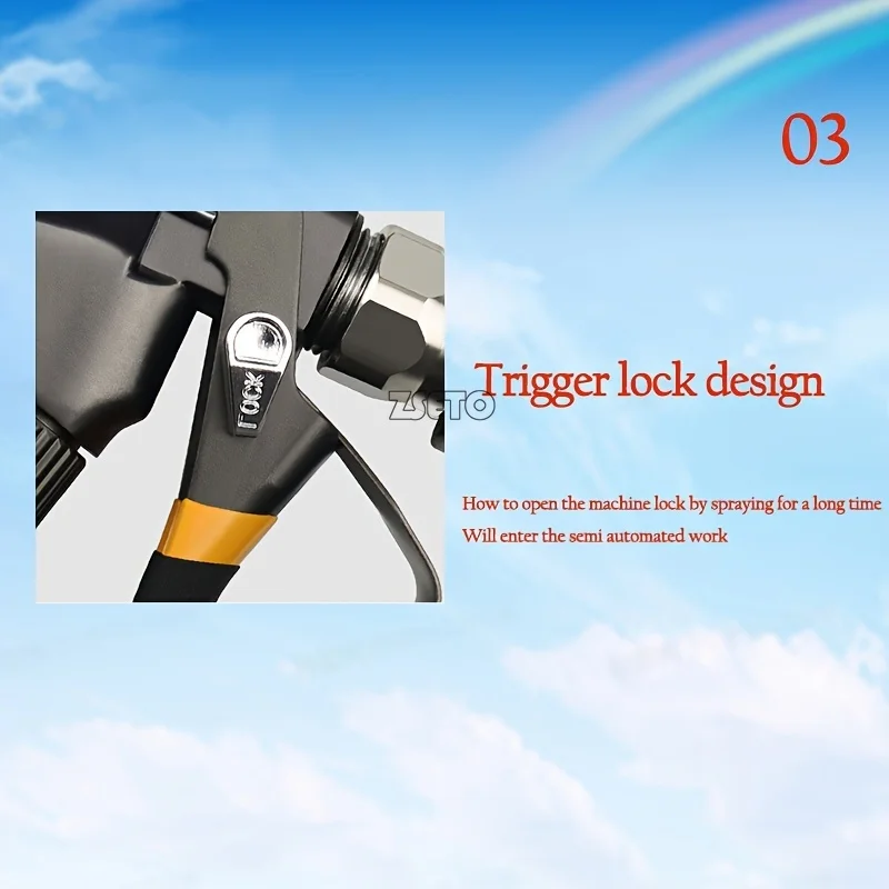 New High Quality Airless Spray Gun Filter For Electric Airless Paint Sprayers With  5 Filters with With 517 Spray Tip