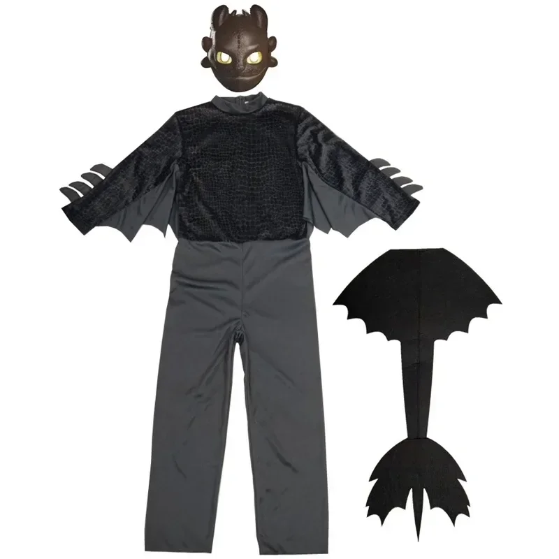 

CosplayDragon Knights Cosplay Costume pour garçons et filles, anime, film, animal, fourrure, imbibé, spectacle scolaire