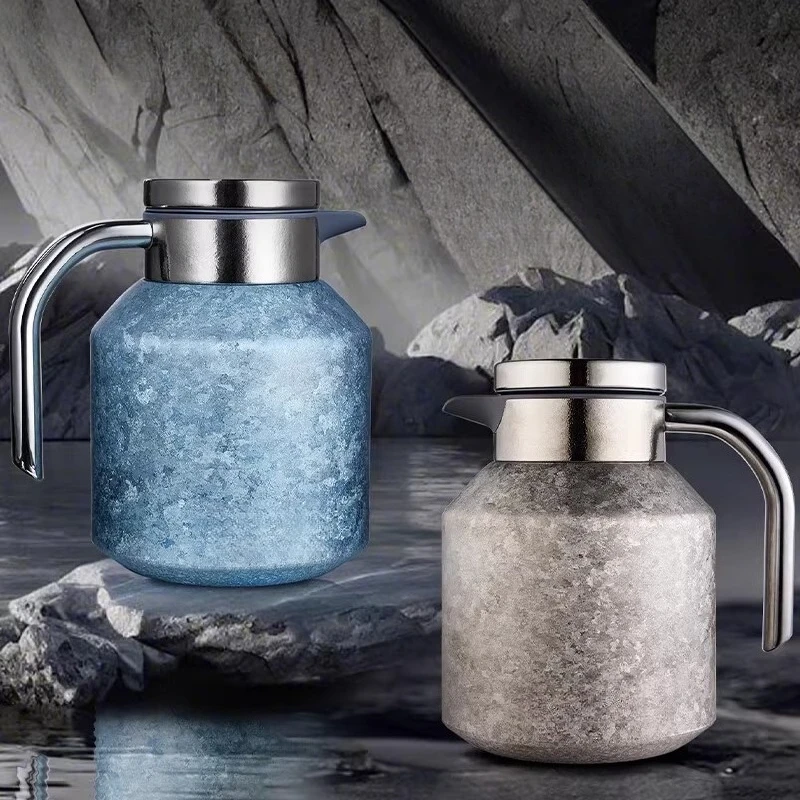 

Pure titanium stewed teapot mechanical temperature display stuffy brewing kettle home office brewing tea large capacity