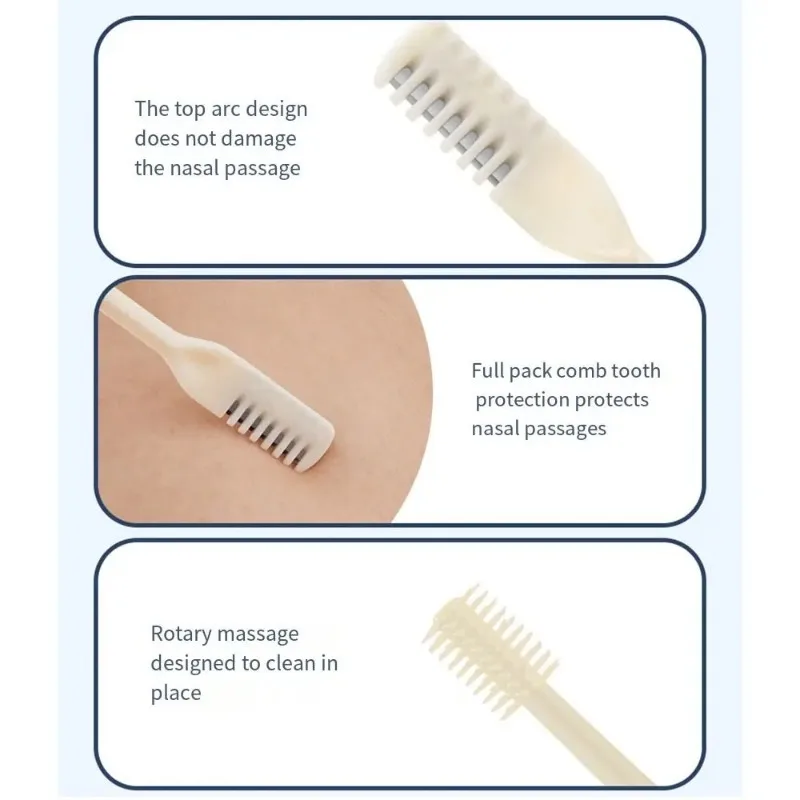 Manual Nostril Cavity Cleaning Nose Hair Razor Safe Women Men Hair Removal Tool Nose Hair Trimmer Shaving Razor Nose Trimmer